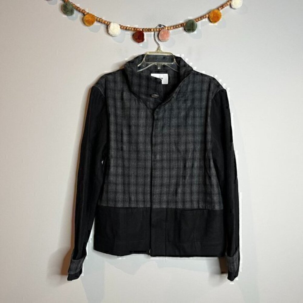 Hyden Yoo plaid wool blend jacket